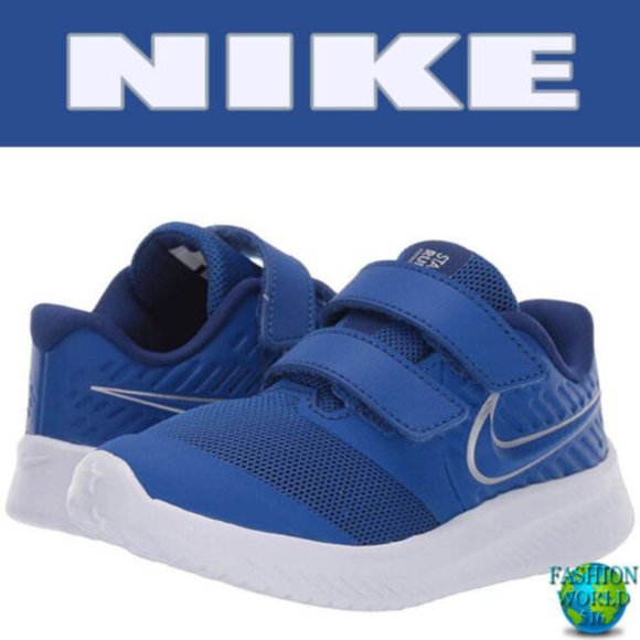 New Nike Toddler Star Runner 2 (TDV) Sizes 6C Shoes/Sneakers AT1803 400 Blue - Picture 1 of 9